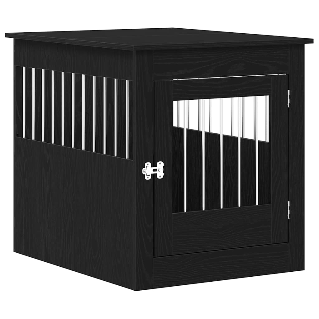 Hundebox Möbel Schwarze Eiche 80x64,5x71 cm Holzwerkstoff