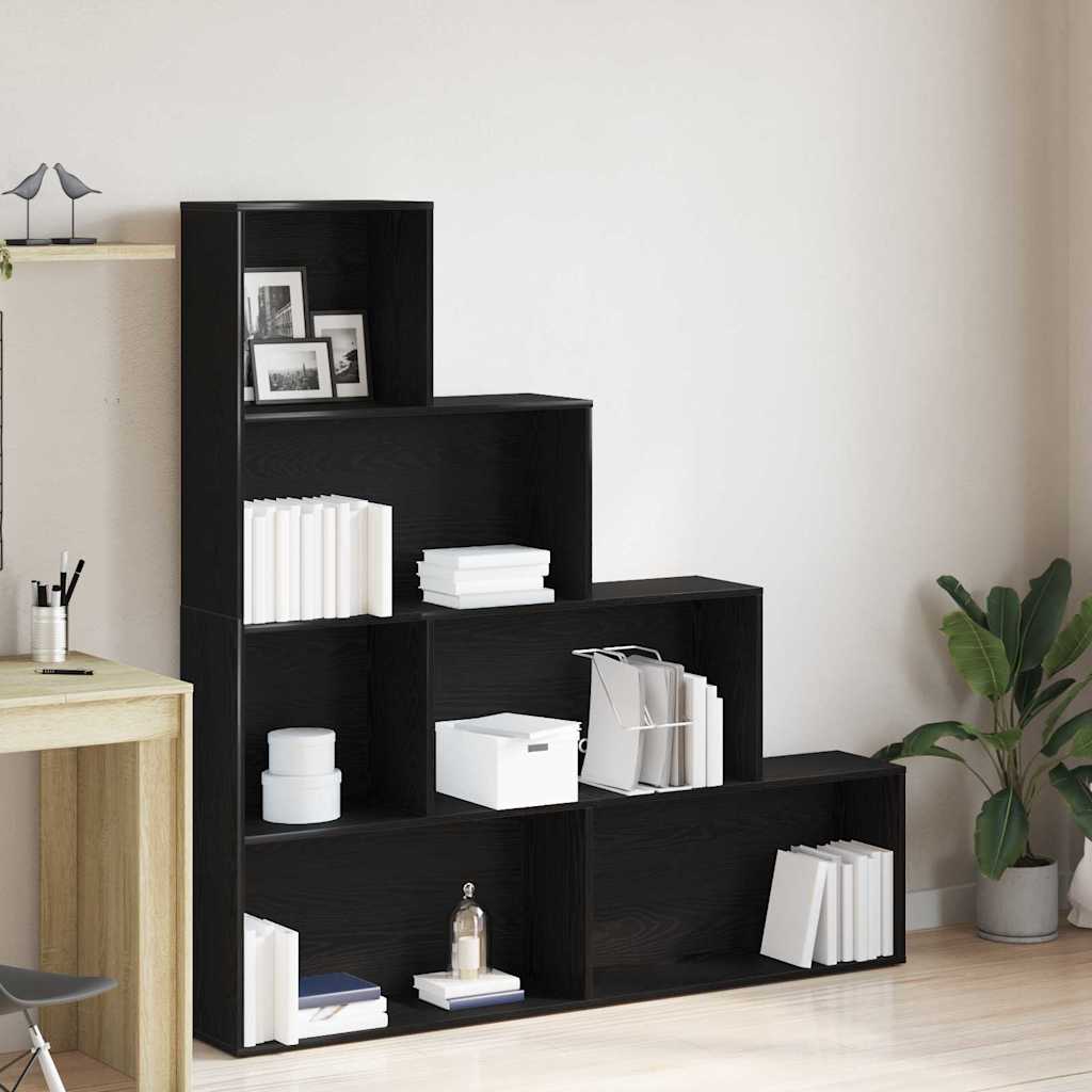 Bücherregal Schwarze Eiche 155 x 24 x 160 cm Holzwerkstoff