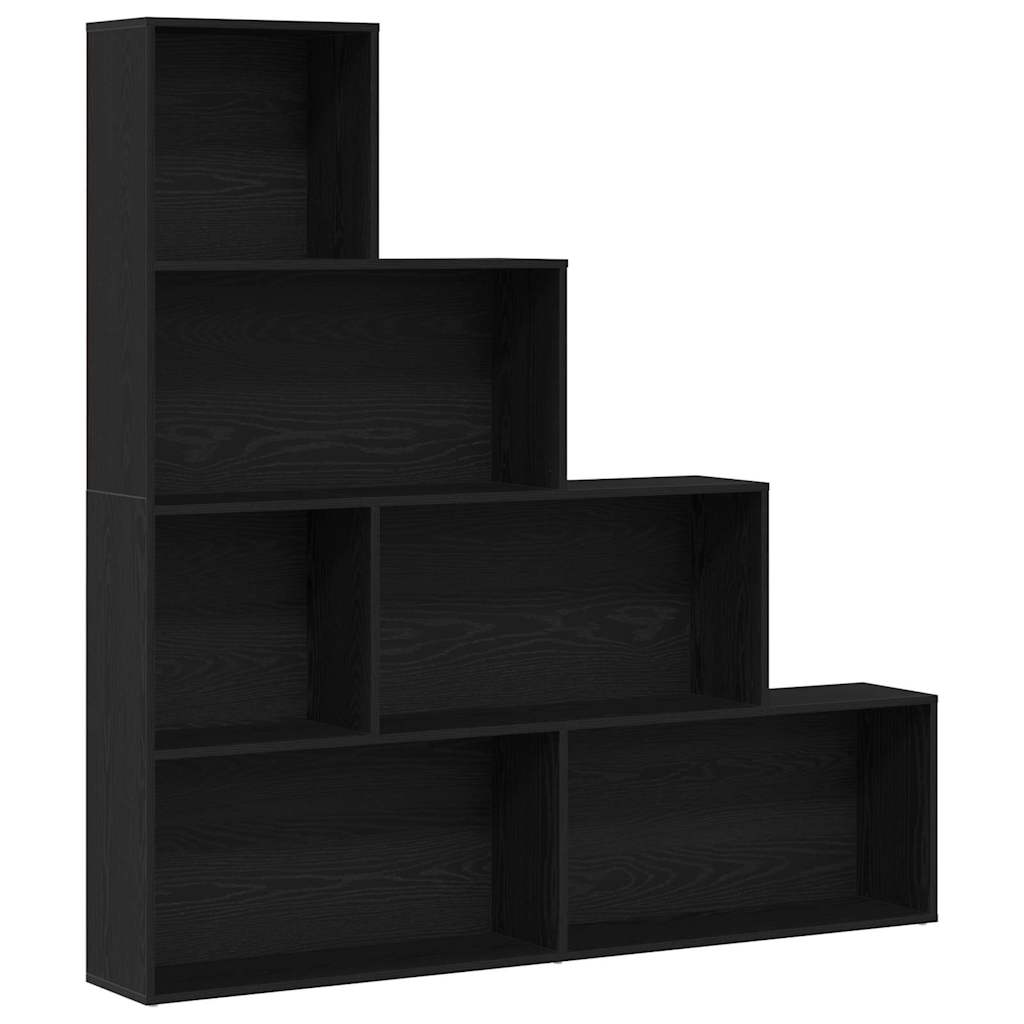 Bücherregal Schwarze Eiche 155 x 24 x 160 cm Holzwerkstoff
