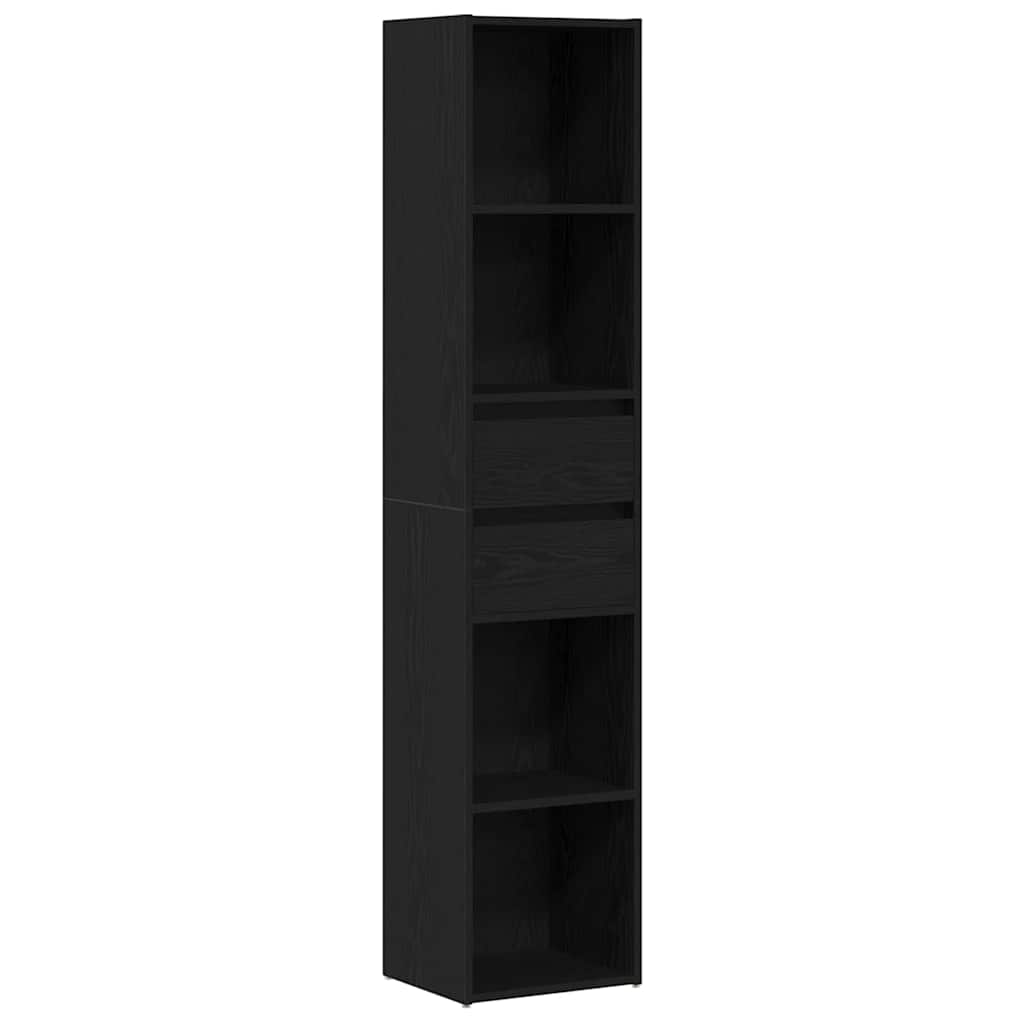 Bücherregal Schwarze Eiche 36 x 30 x 171 cm Holzwerkstoff