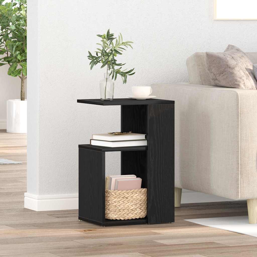 Beistelltisch Schwarze Eiche 36 x 30 x 56 cm Holzwerkstoff