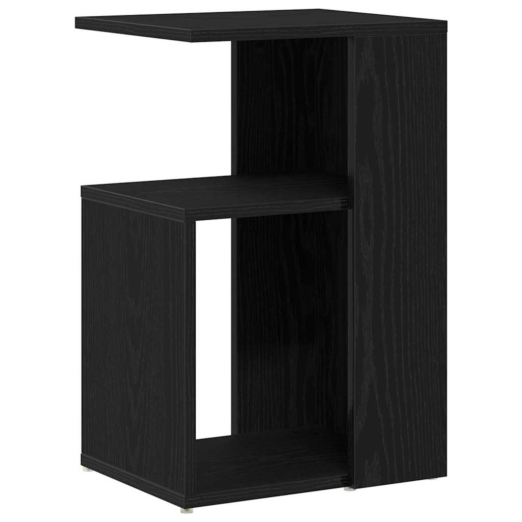 Beistelltisch Schwarze Eiche 36 x 30 x 56 cm Holzwerkstoff