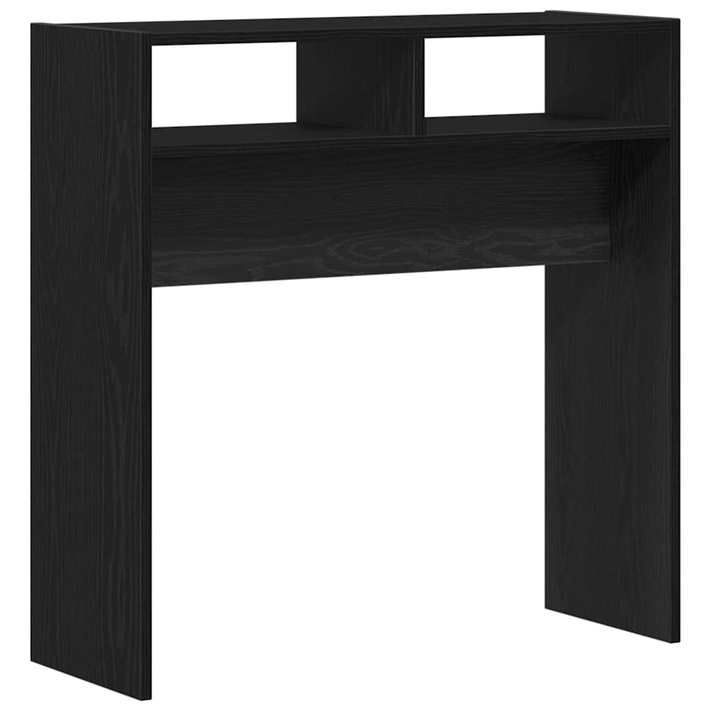 Konsolentisch Schwarze Eiche 78 x 30 x 80 cm Holzwerkstoff