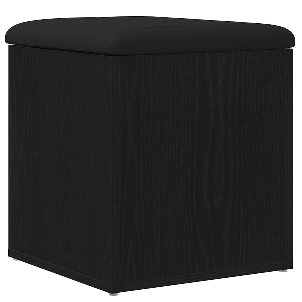 Aufbewahrungsbank Schwarze Eiche 42 x 42 x 45 cm Holzwerkstoff