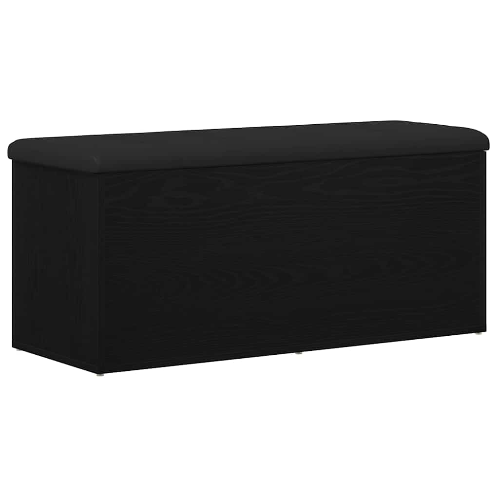 Aufbewahrungsbank Schwarze Eiche 102 x 42 x 45 cm Holzwerkstoff