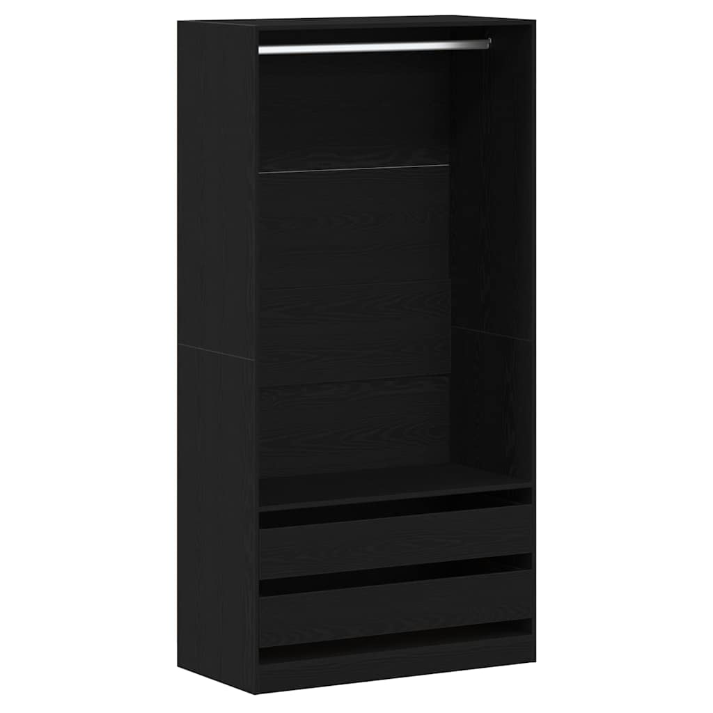 Kleiderschrank Schwarze Eiche 100 x 50 x 200 cm Holzwerkstoff
