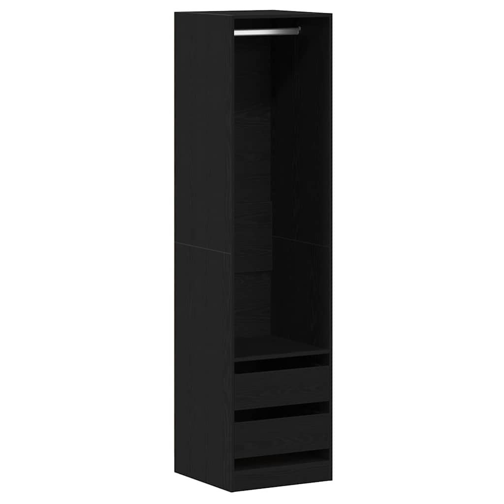 Kleiderschrank Schwarze Eiche 50 x 50 x 200 cm Holzwerkstoff