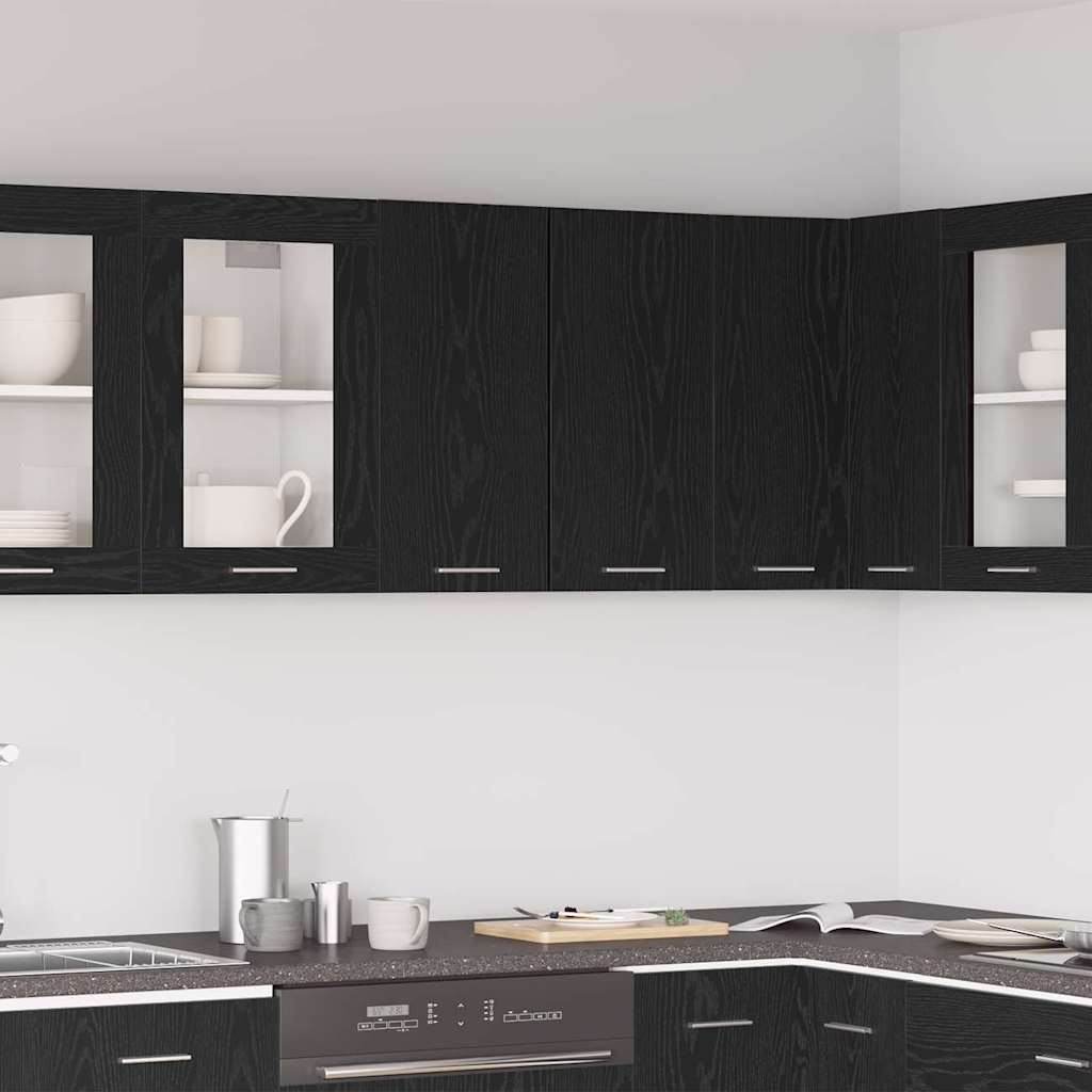 Hängeschrank Schwarze Eiche 60 x 31 x 60 cm Holzwerkstoff