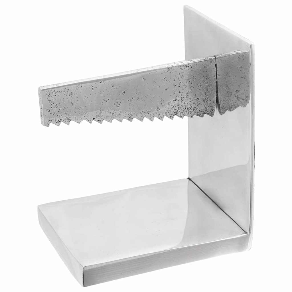 Buchstützen 2 pcs Silber 11 x 14 x 17.5 cm Aluminium