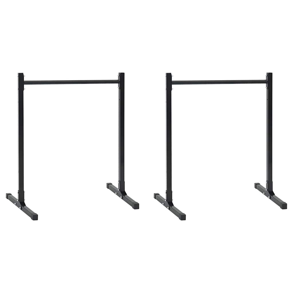 Dip-Stationen Manuell 2 pcs Schwarz 109 x 90 x 105 cm