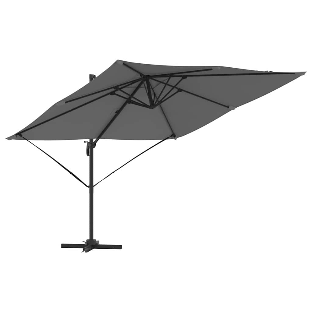 Roma Parasol Anthrazit 286 x 285 x 265 cm Polyester, Aluminium