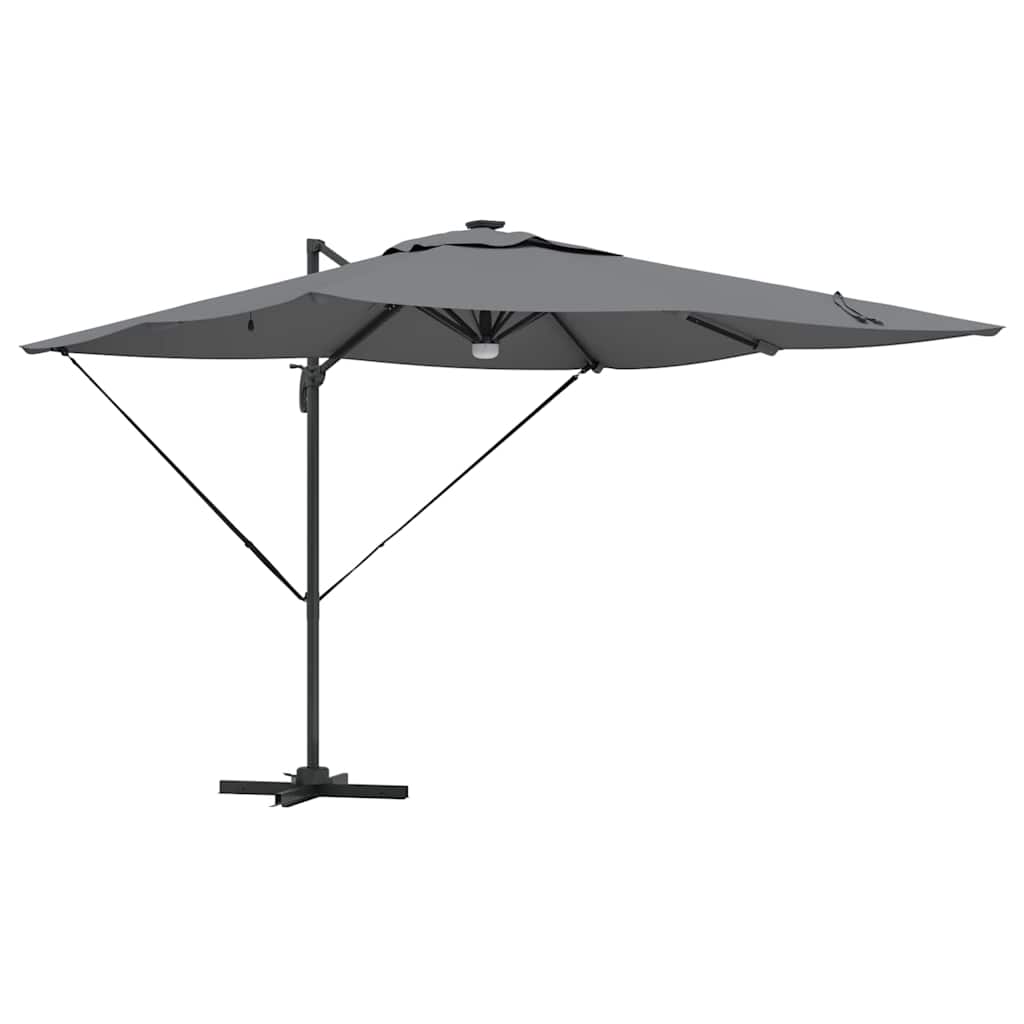 Roma Parasol Anthrazit 286 x 285 x 270 cm Aluminium, Polyester