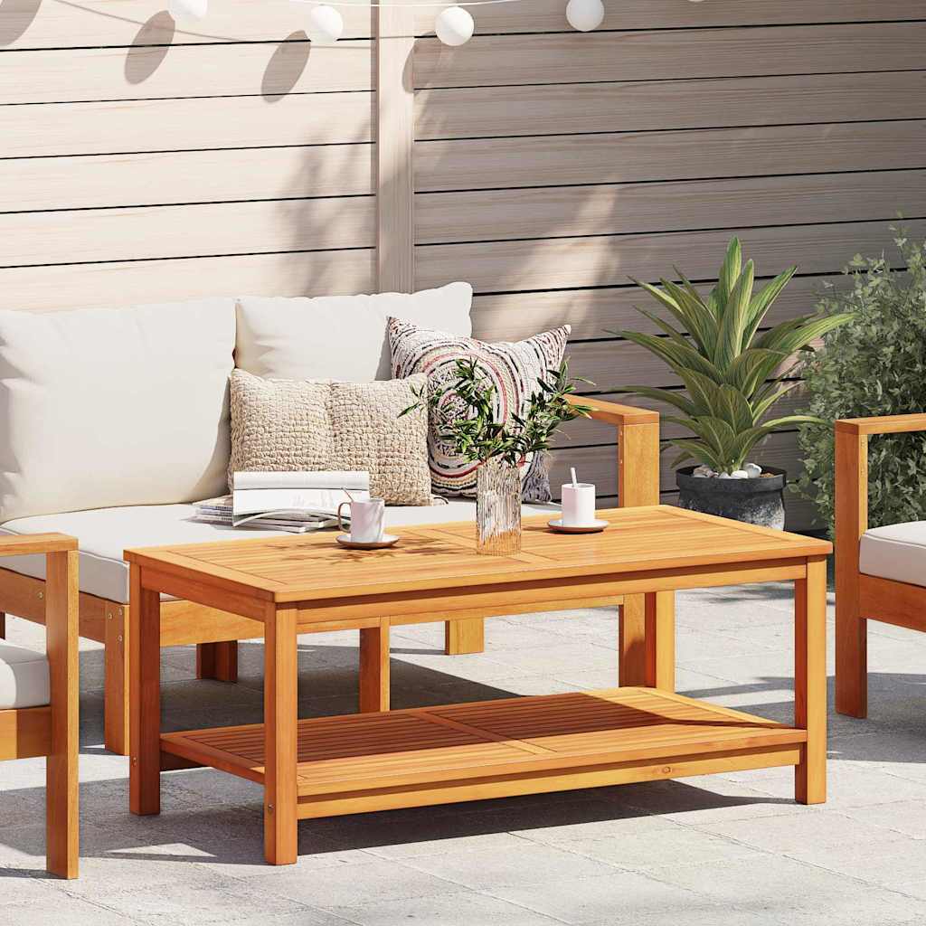 Couchtisch Braun 70 x 40 x 45 cm Akazie Massivholz