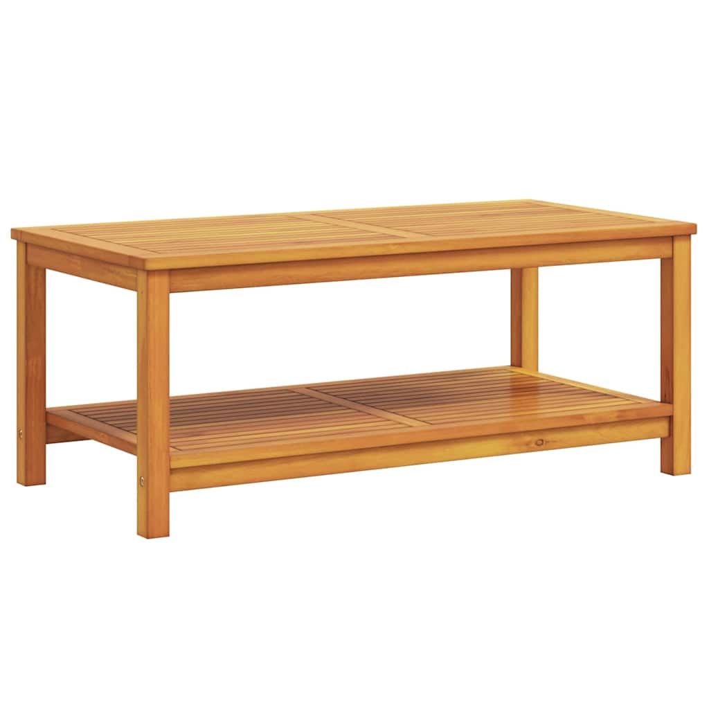 Couchtisch Braun 70 x 40 x 45 cm Akazie Massivholz