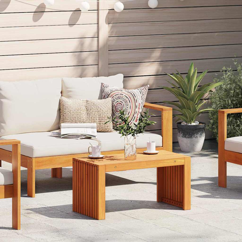 Couchtisch Braun 70 x 35 x 35 cm Akazie Massivholz