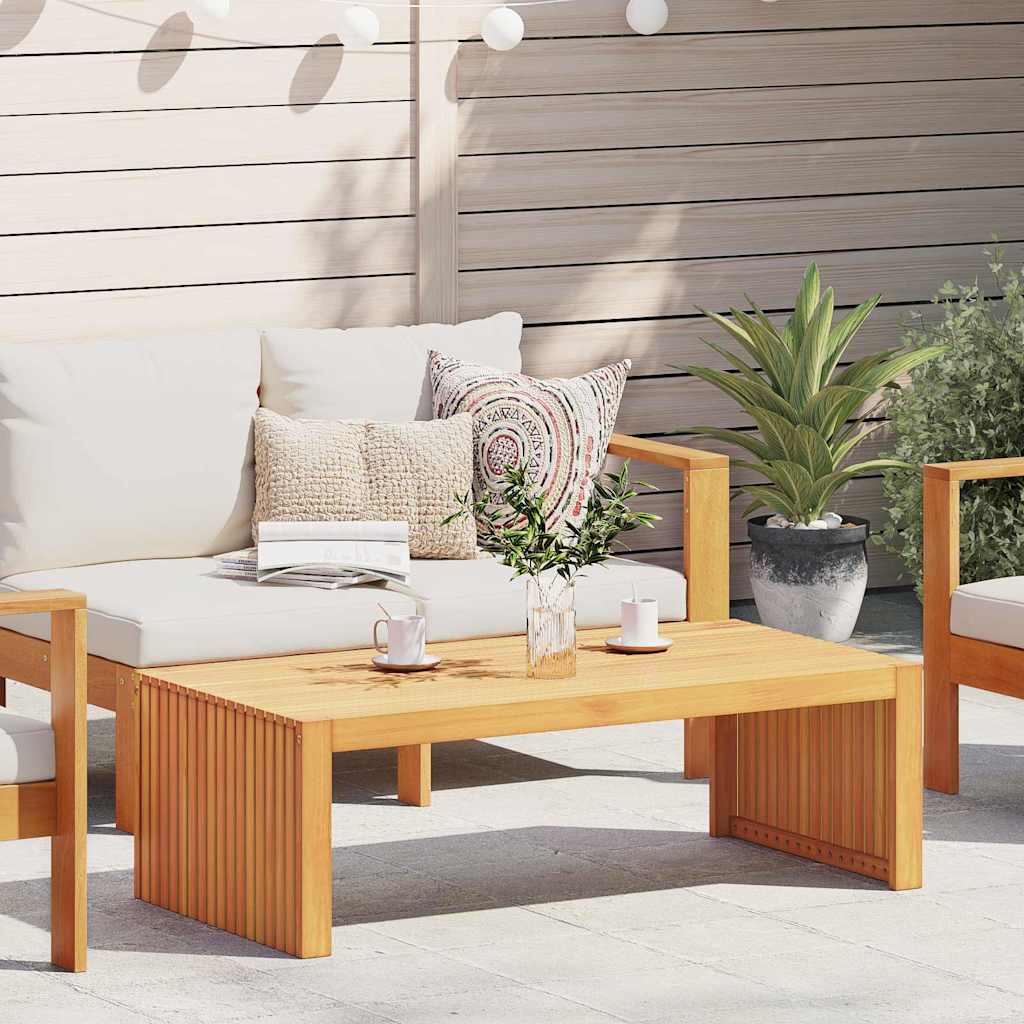 Couchtisch Braun 110 x 55 x 35 cm Akazie Massivholz