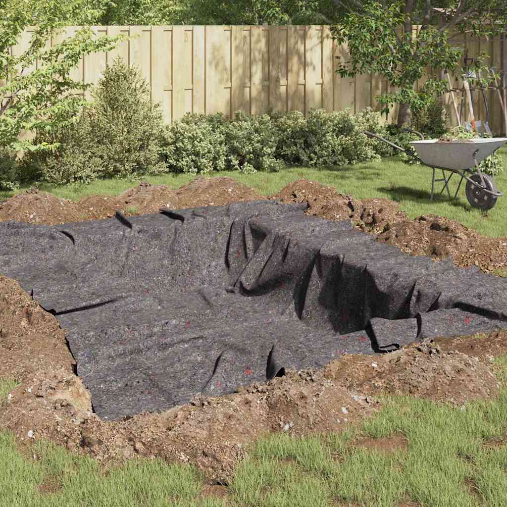 Pool Fleece Grau 1 x 10 m Polyester und Baumwolle