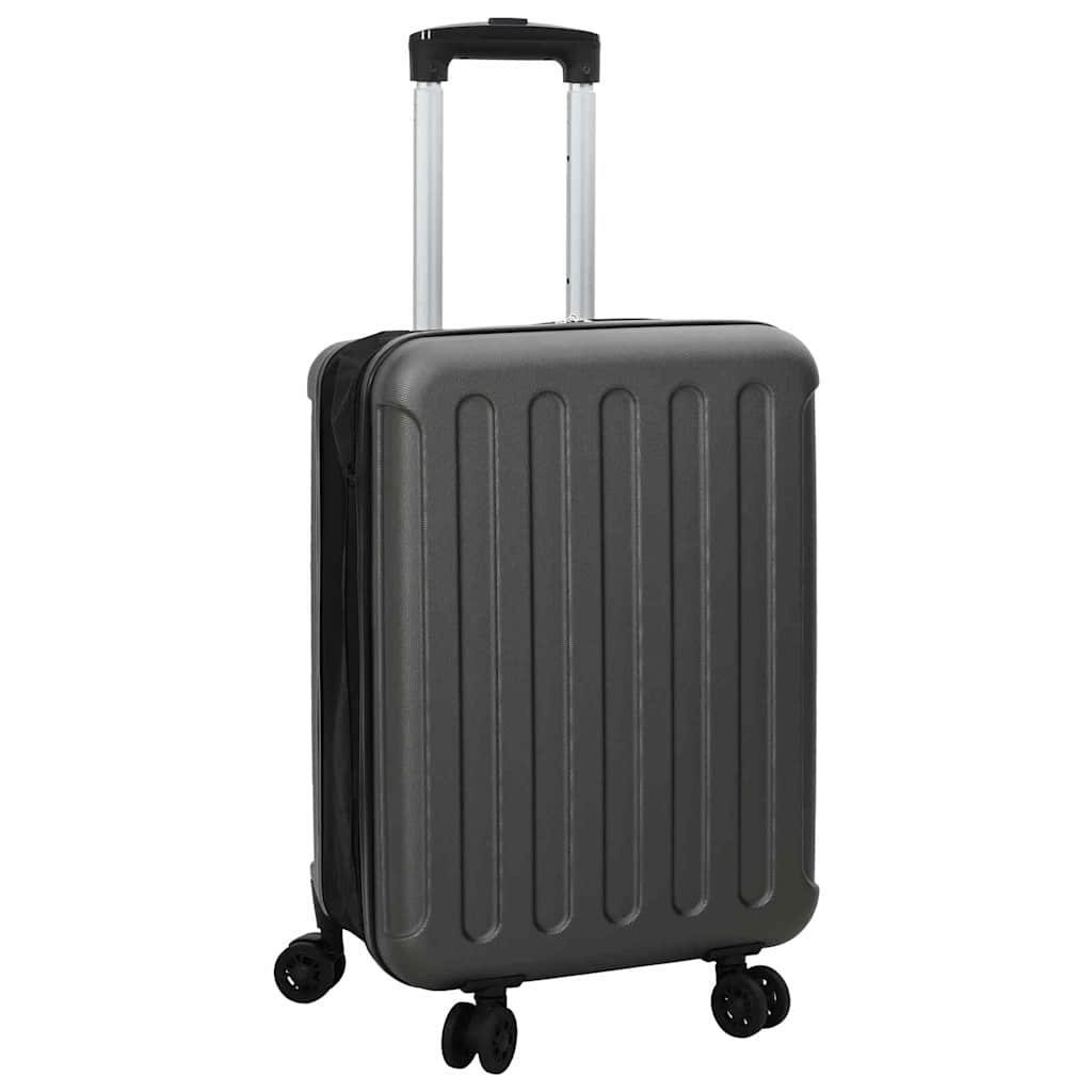 Zusammenklappbarer Koffer Hartschale 20'' Dunkelgrau 34x23x55,5 cm ABS