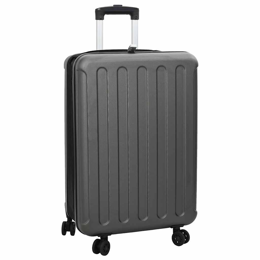 Klappbarer Koffer Hartschale 24'' Dunkelgrau 43x27x66 cm ABS