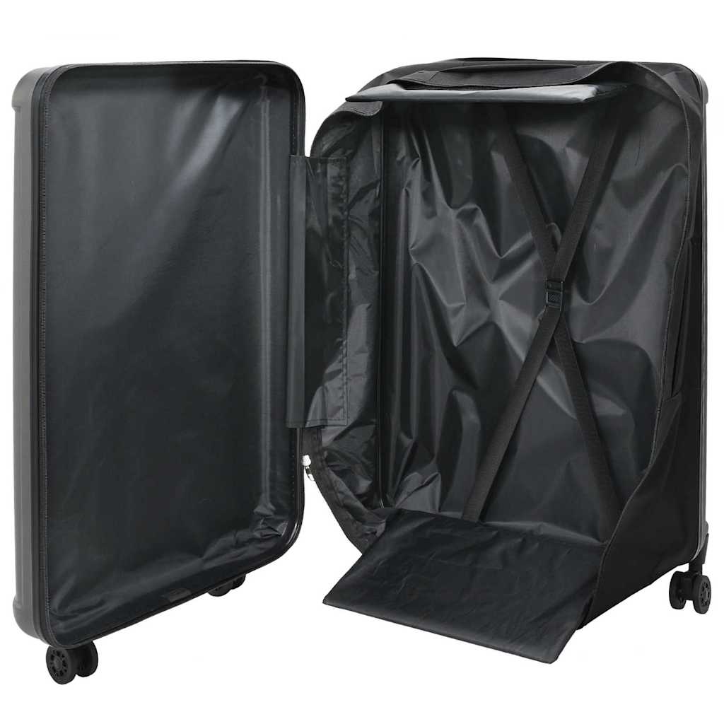 Faltbarer Hartschalenkoffer 28'' Dunkelgrau 50x30x76 cm ABS