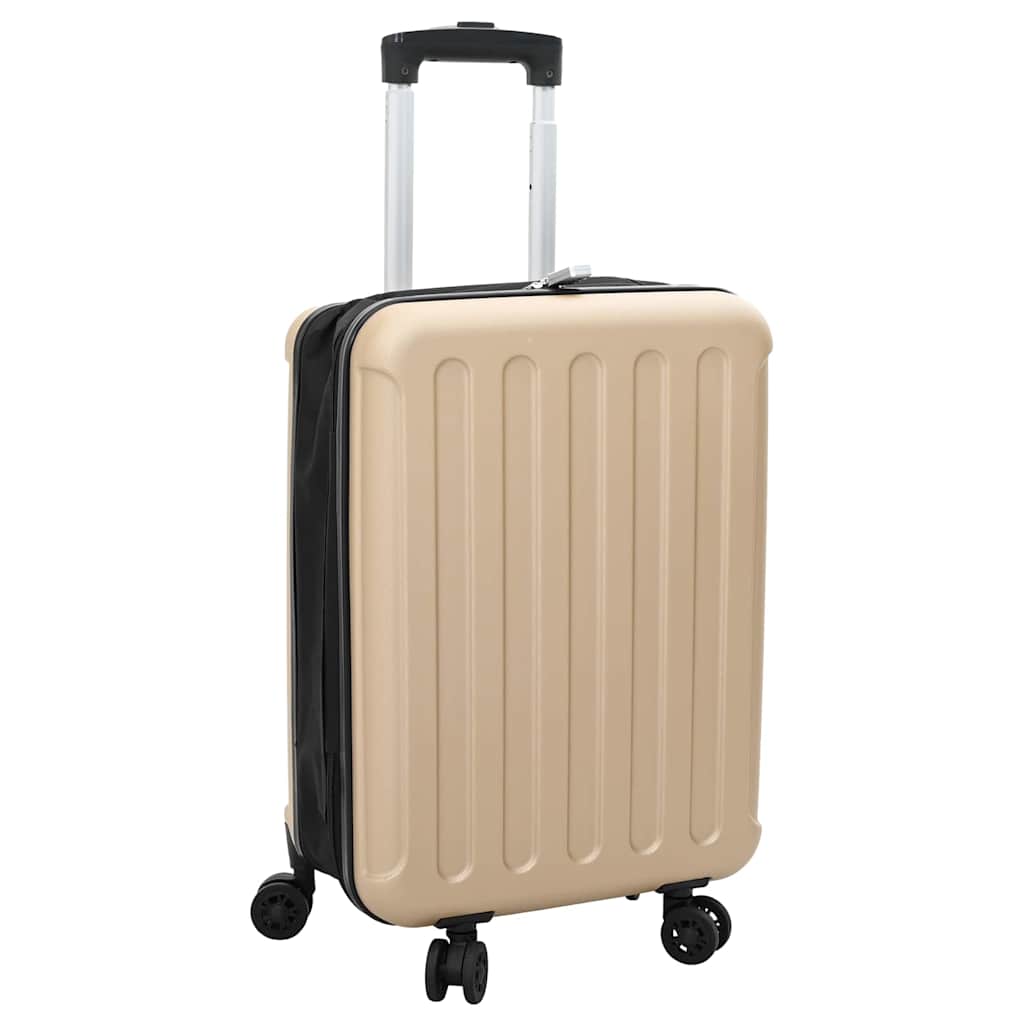 Faltbarer Hartschalenkoffer 20'Champagner 34x23x55,5 cm ABS