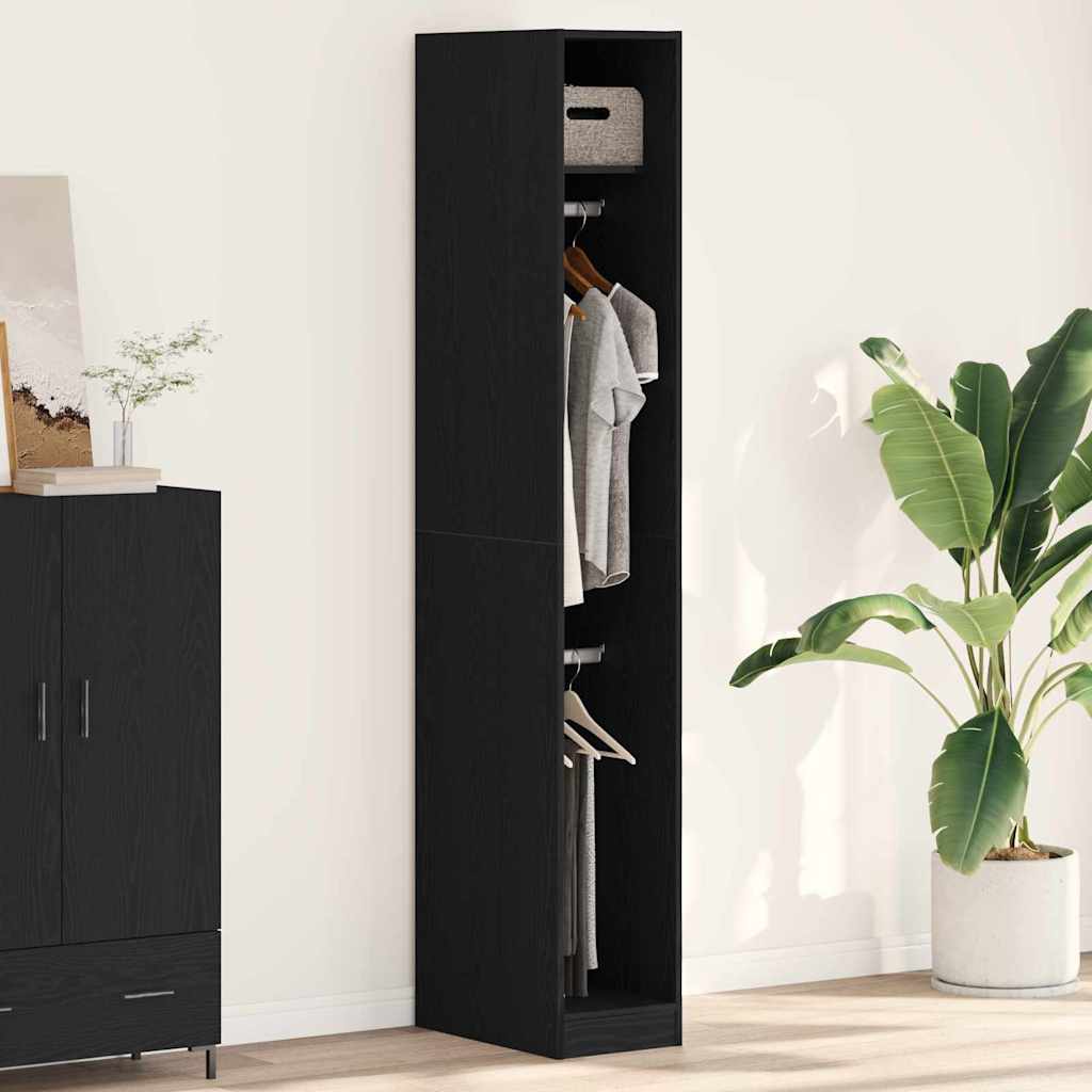 Kleiderschrank Schwarze Eiche 30 x 50 x 200 cm Holzwerkstoff
