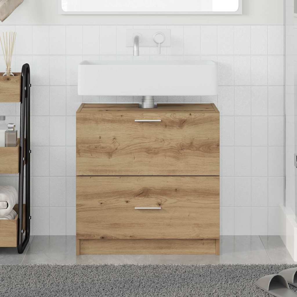 Waschtischschrank Artisan Eiche 59 x 37 x 59 cm Holzwerkstoff