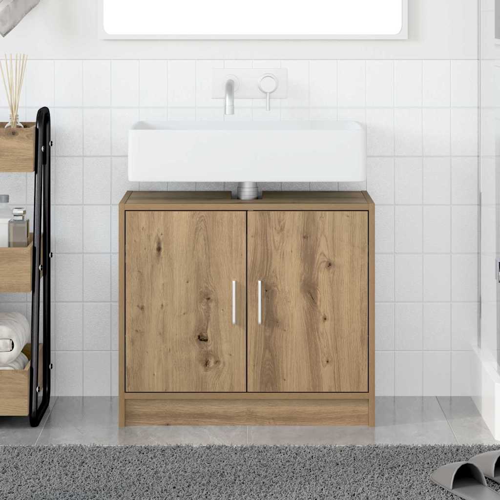 Waschbecken-Schrank Artisan Eiche 63 x 29 x 55 cm Holzwerkstoff