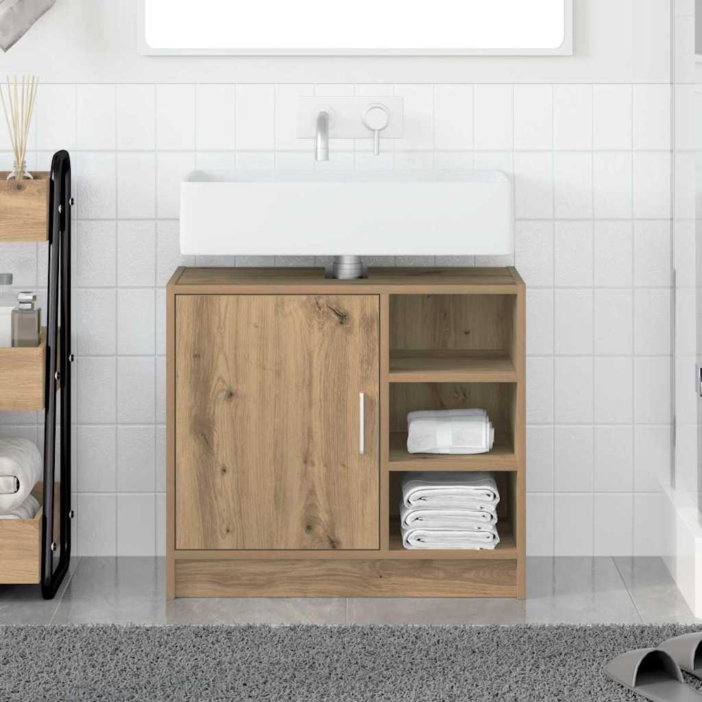 Waschbecken-Schrank Artisan Eiche 63 x 29 x 55 cm Holzwerkstoff
