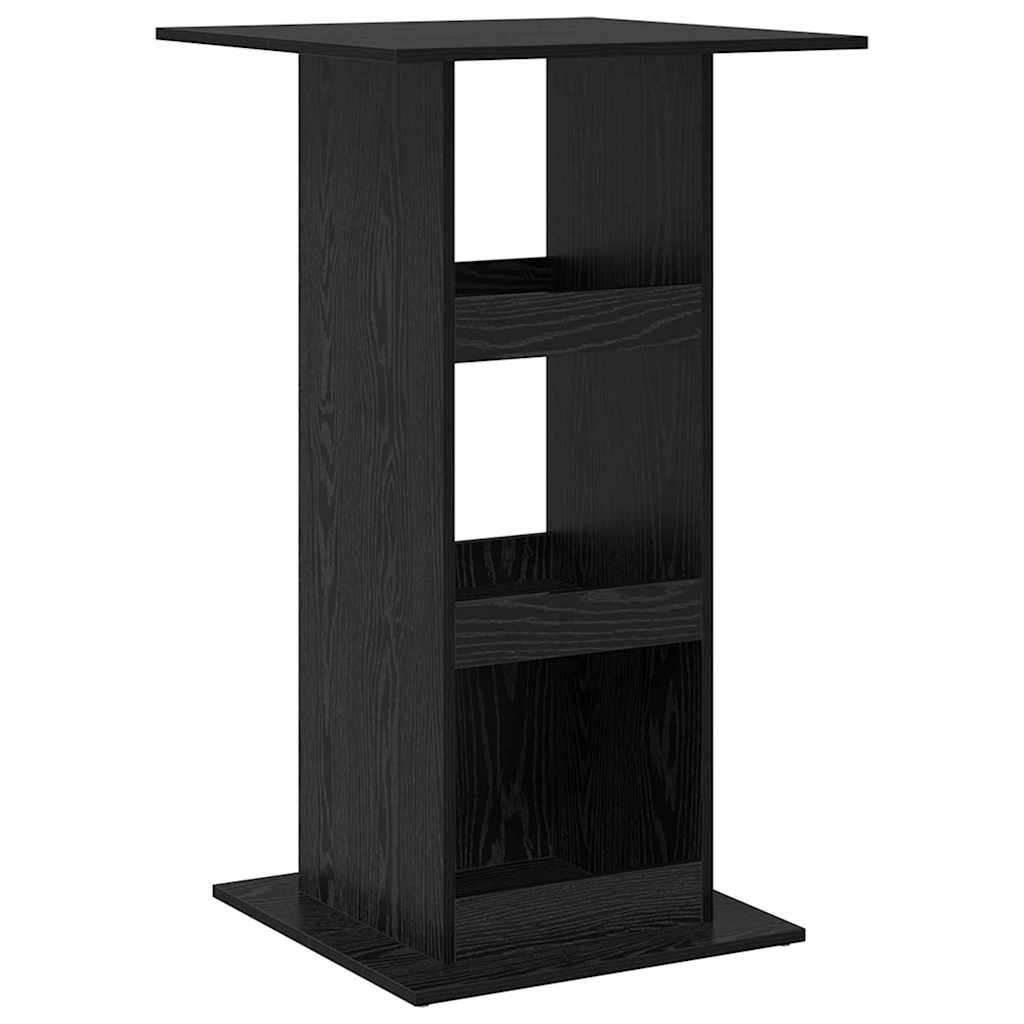 Bartisch Schwarze Eiche 60 x 60 x 100 cm Holzwerkstoff