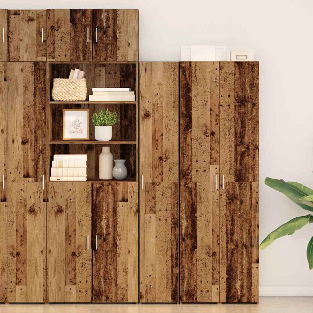 Hochboard Altholz 30 x 42.5 x 185 cm Holzwerkstoff