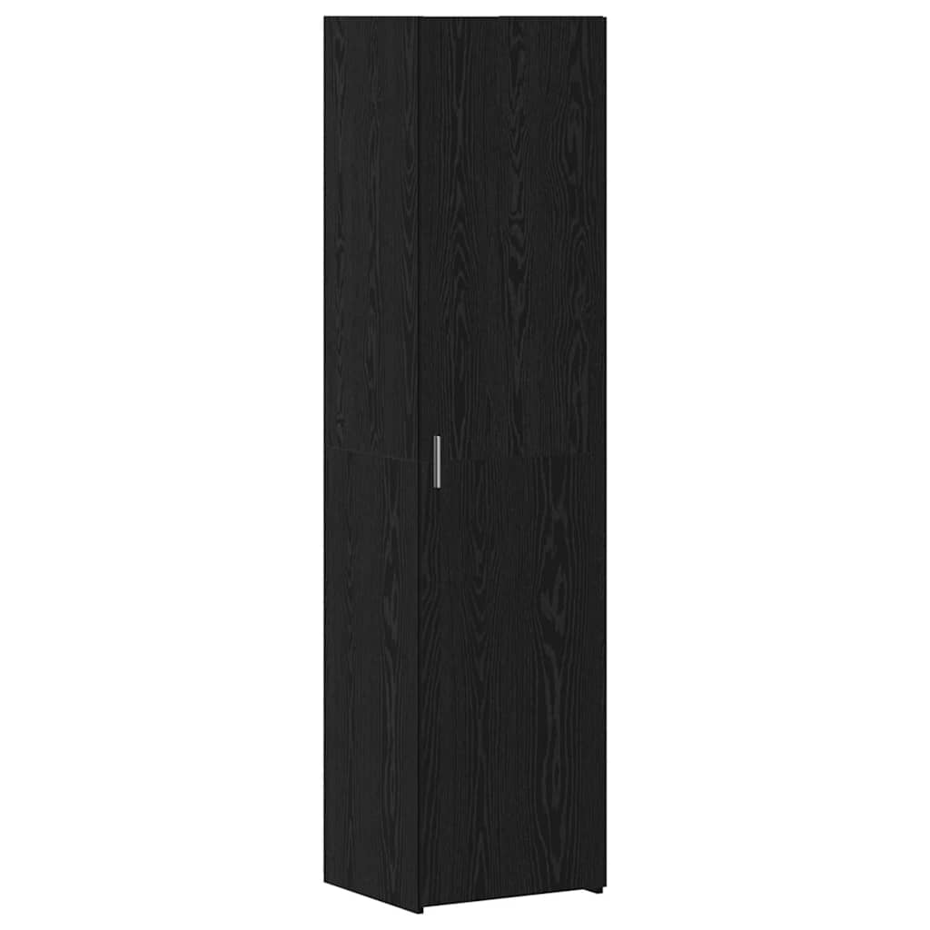 Hochboard Schwarze Eiche 45x42.5x185 cm Holzwerkstoff