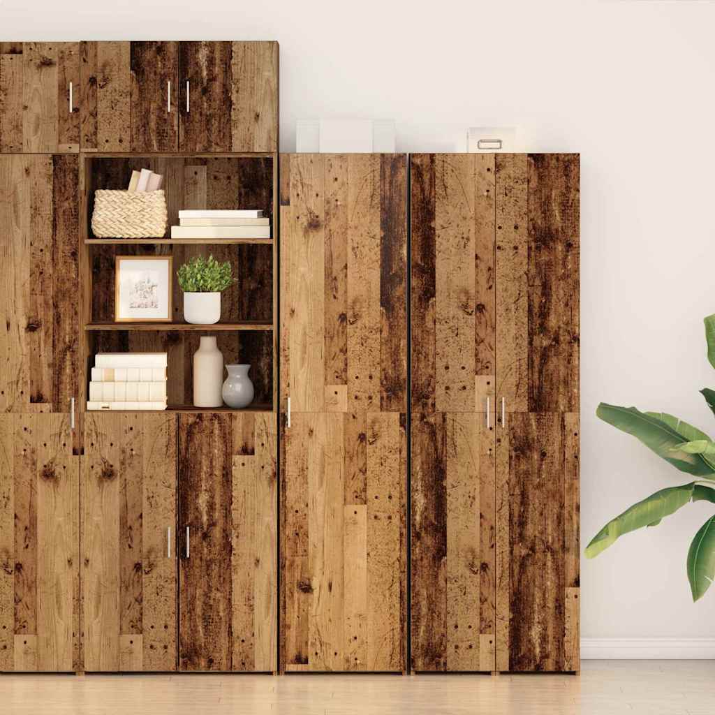 Hochschrank Altes Holz 50x42.5x185 cm Holzwerkstoff