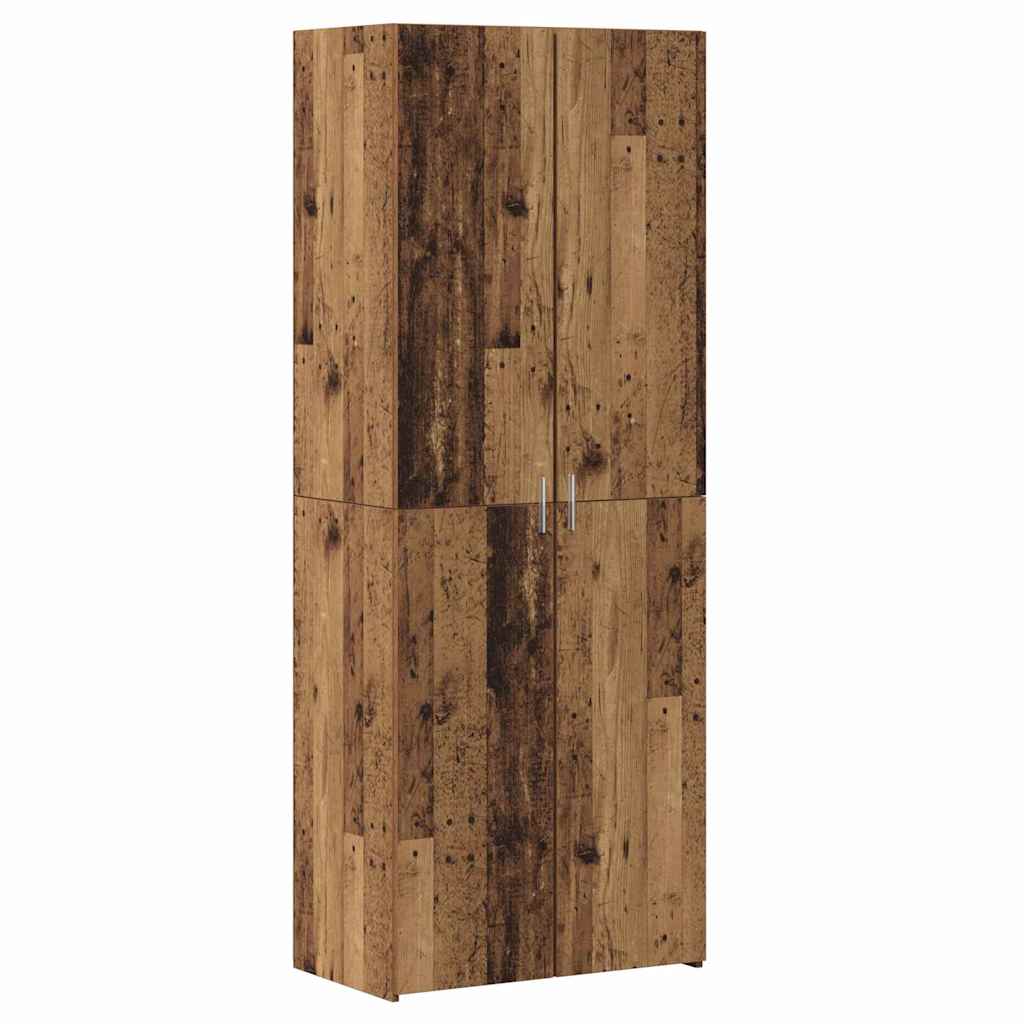 Hochboard Altholz 70 x 42.5 x 185 cm Holzwerkstoff