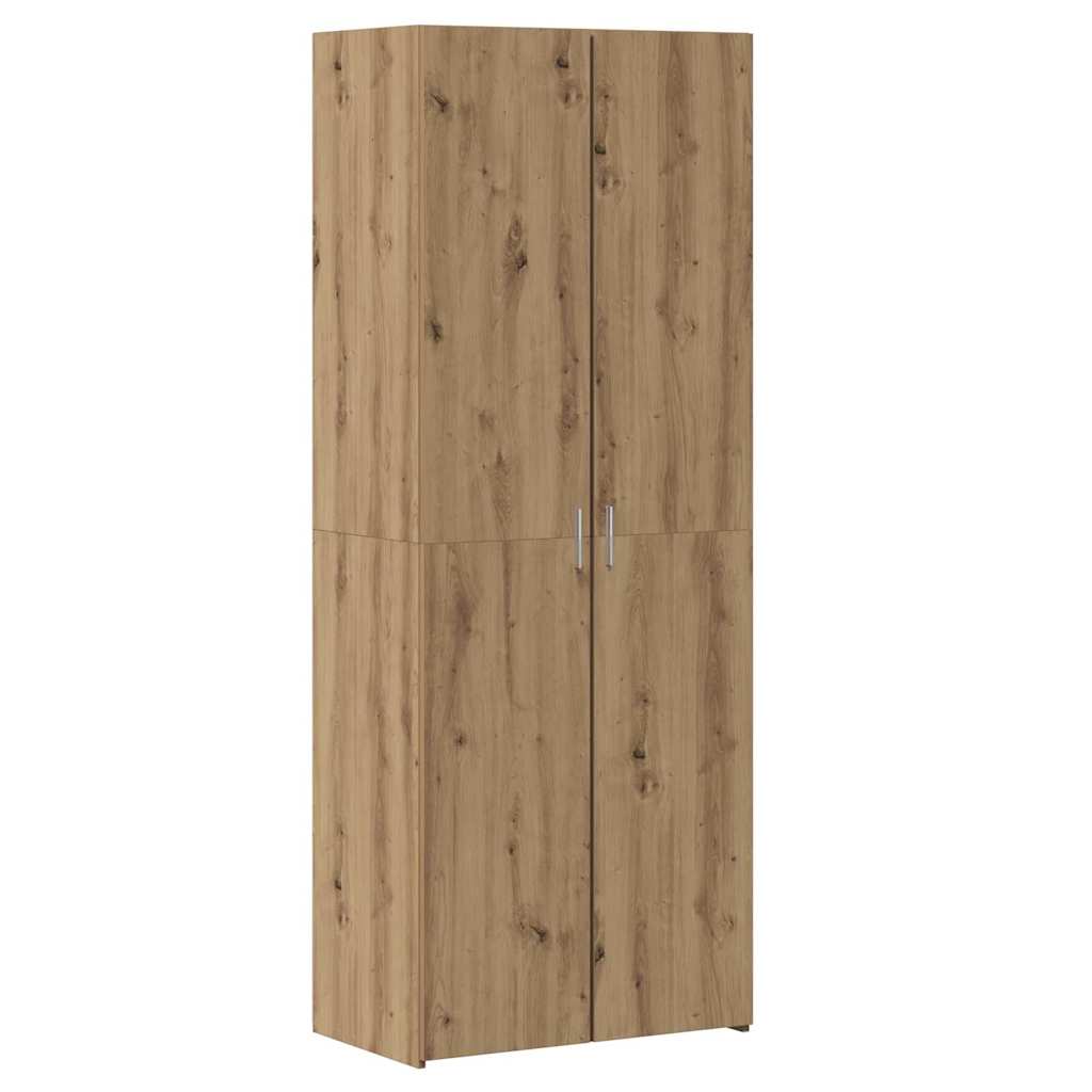 Hochboard Eiche handwerklich 70 x 42.5 x 185 cm Holzwerkstoff