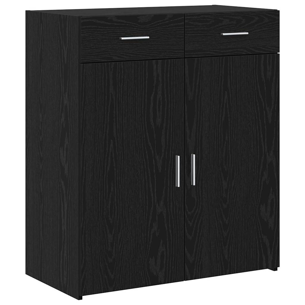 Badschrank Schwarze Eiche 80 x 42,5 x 93,5 cm Holzwerkstoff