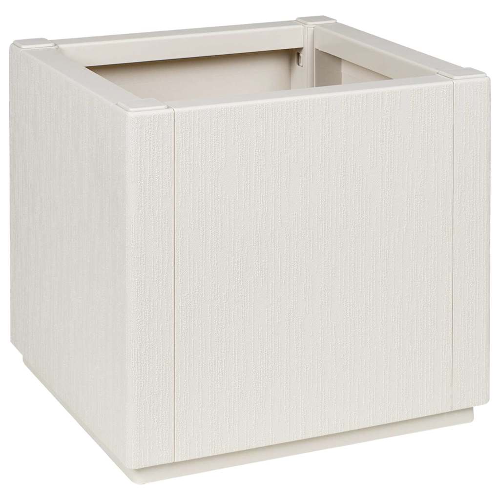 Gartenblumentopf Weiß 36 x 36 x 35 cm Polypropylen