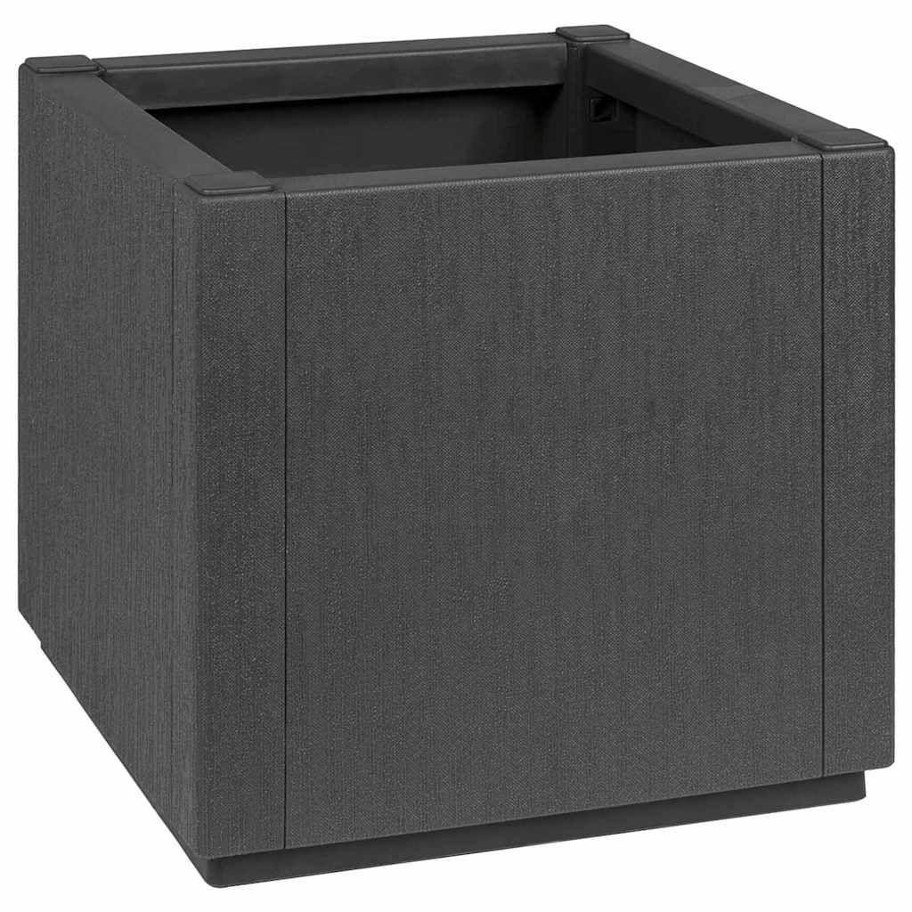 Gartenblumentopf Anthrazit 36 x 36 x 35 cm Polypropylen