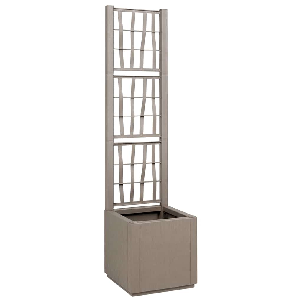 Gartenblumentopf Grau 36 x 36 x 140 cm Polypropylen