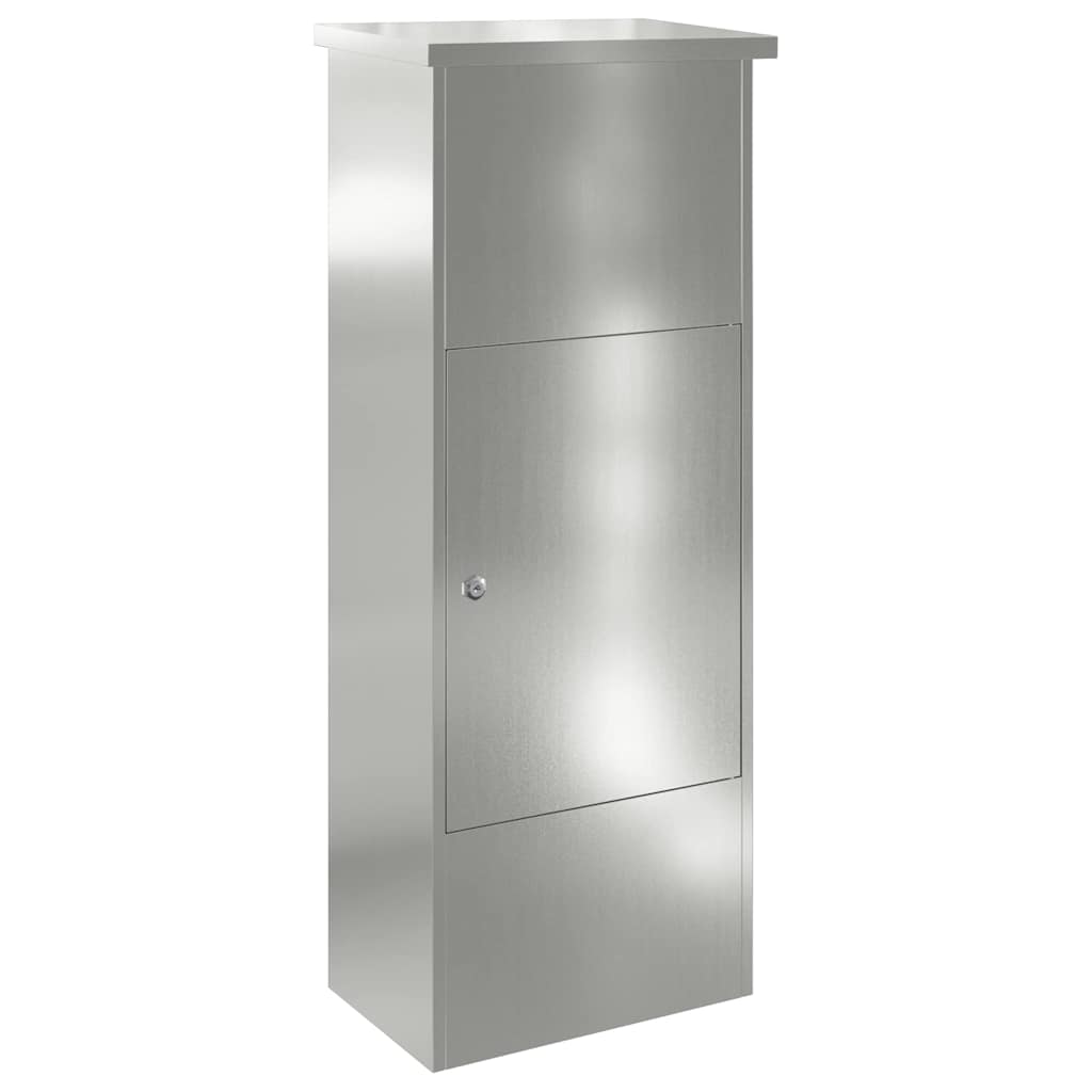 Paketdrop-Box Schwarz 44,5 x 29 x 110,5 cm Verzinkter Stahl