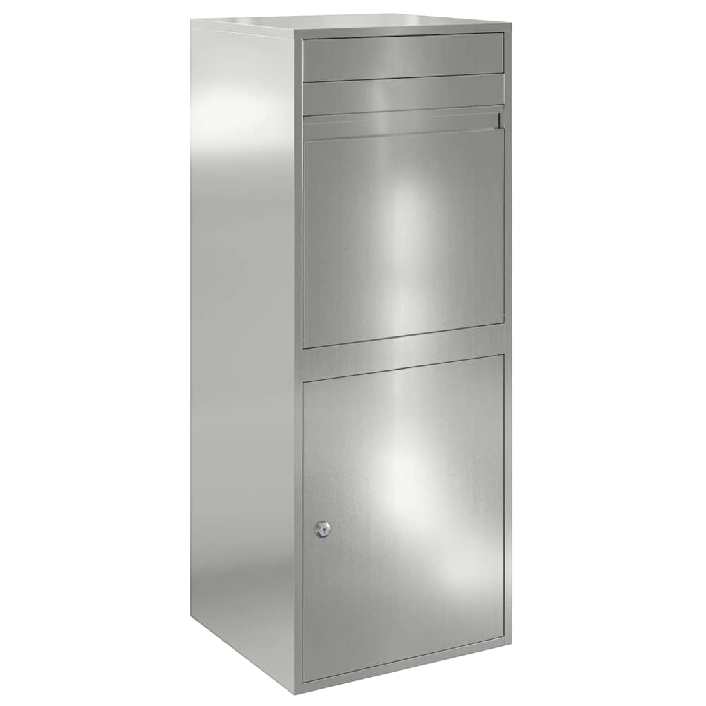 Paketdrop-Box Schwarz 41 x 38 x 103 cm Verzinkter Stahl