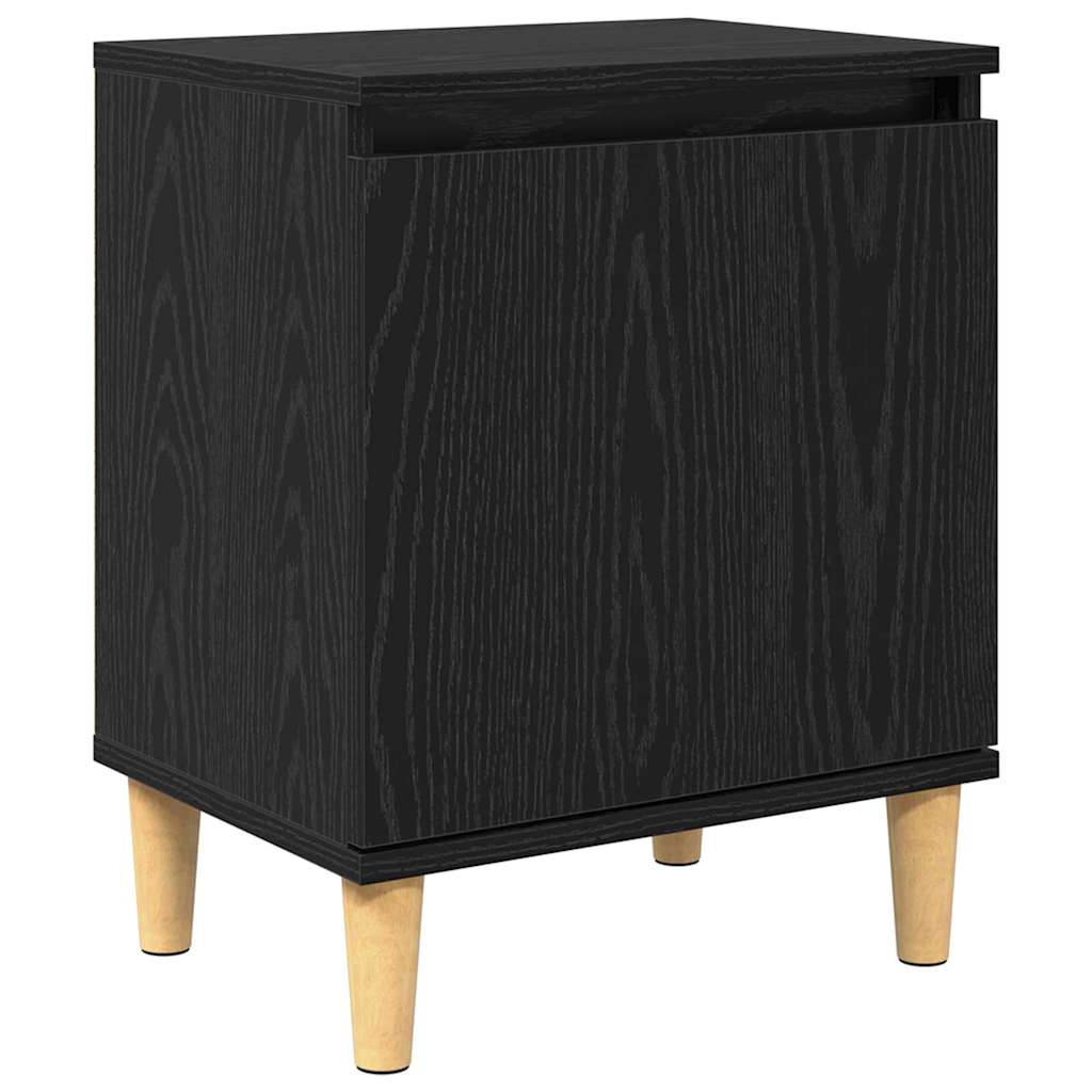 Nachttisch Schwarze Eiche 40 x 30 x 50 cm Holzwerkstoff