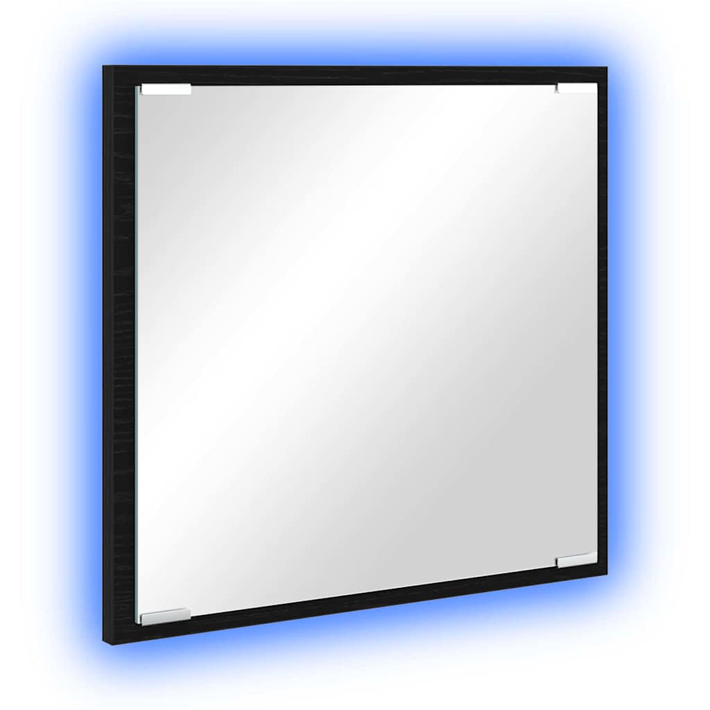 LED Badezimmer Spiegel Schwarze Eiche 40 x 8.5 x 37 cm