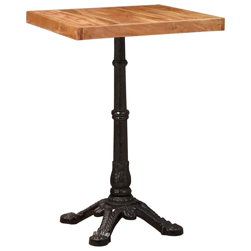 Bistrotisch Braun 50 x 50 x 76 cm Akazie Massivholz