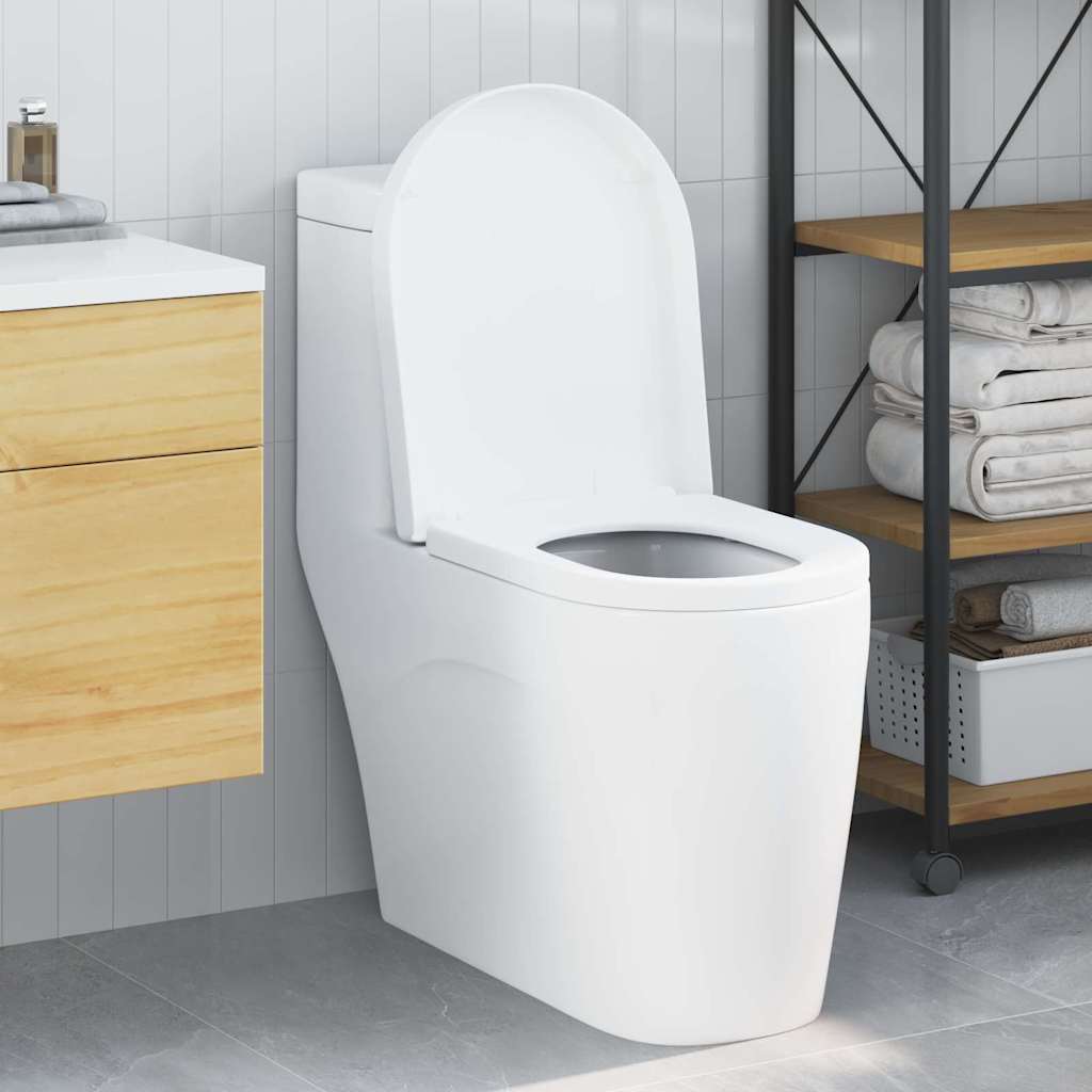 Toilettensitz Weiß 48 x 36,5 x 4,5 cm Polypropylen
