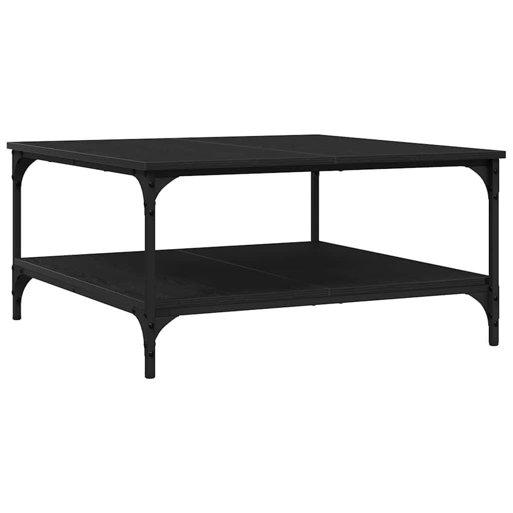 Couchtisch Schwarze Eiche 80 x 80 x 40 cm Holzwerkstoff