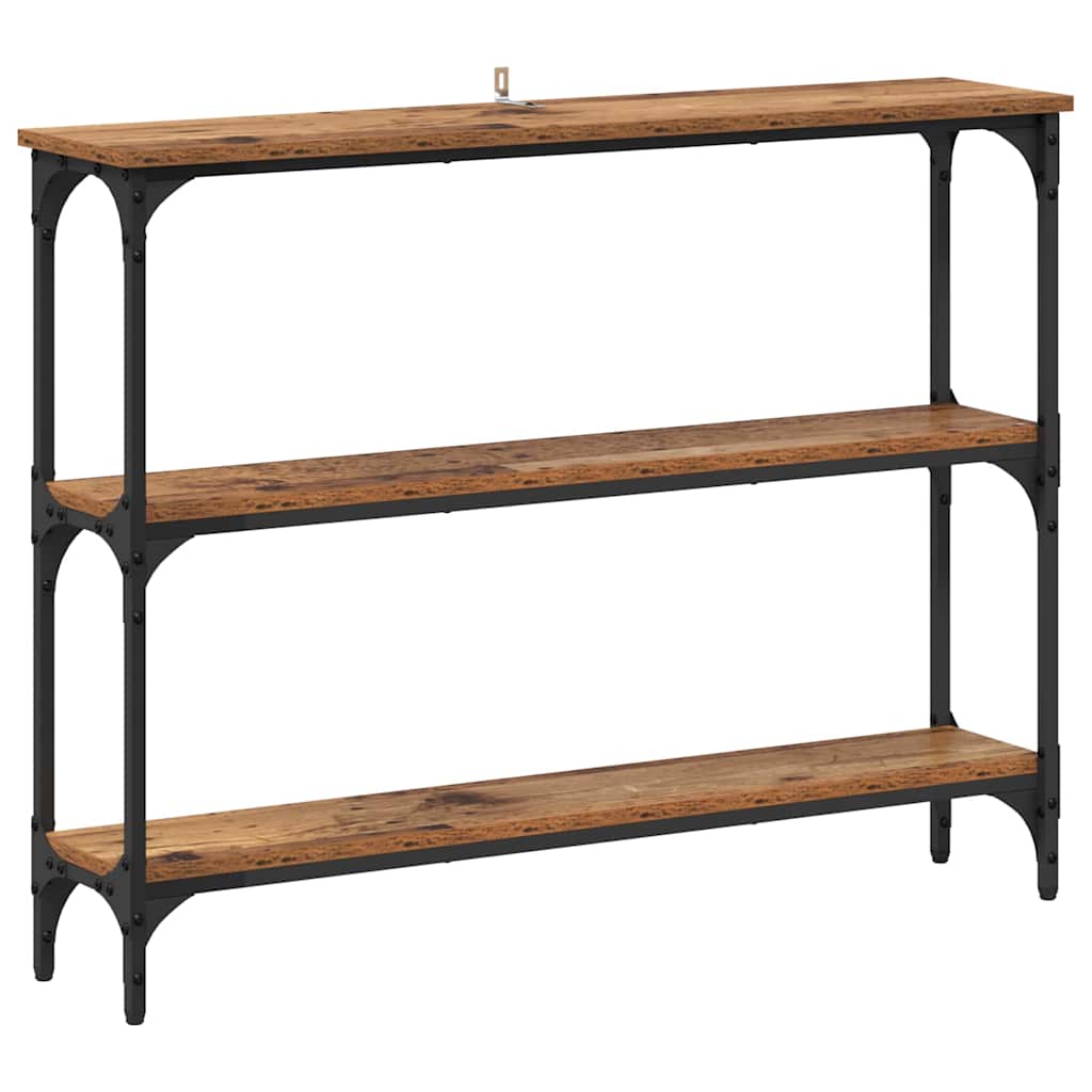 Konsolentisch Altholz 100 x 22,5 x 75 cm Holzwerkstoff