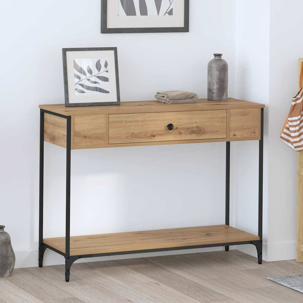 Konsolentisch Other Eiche handwerklich 100 x 34.5 x 75 cm