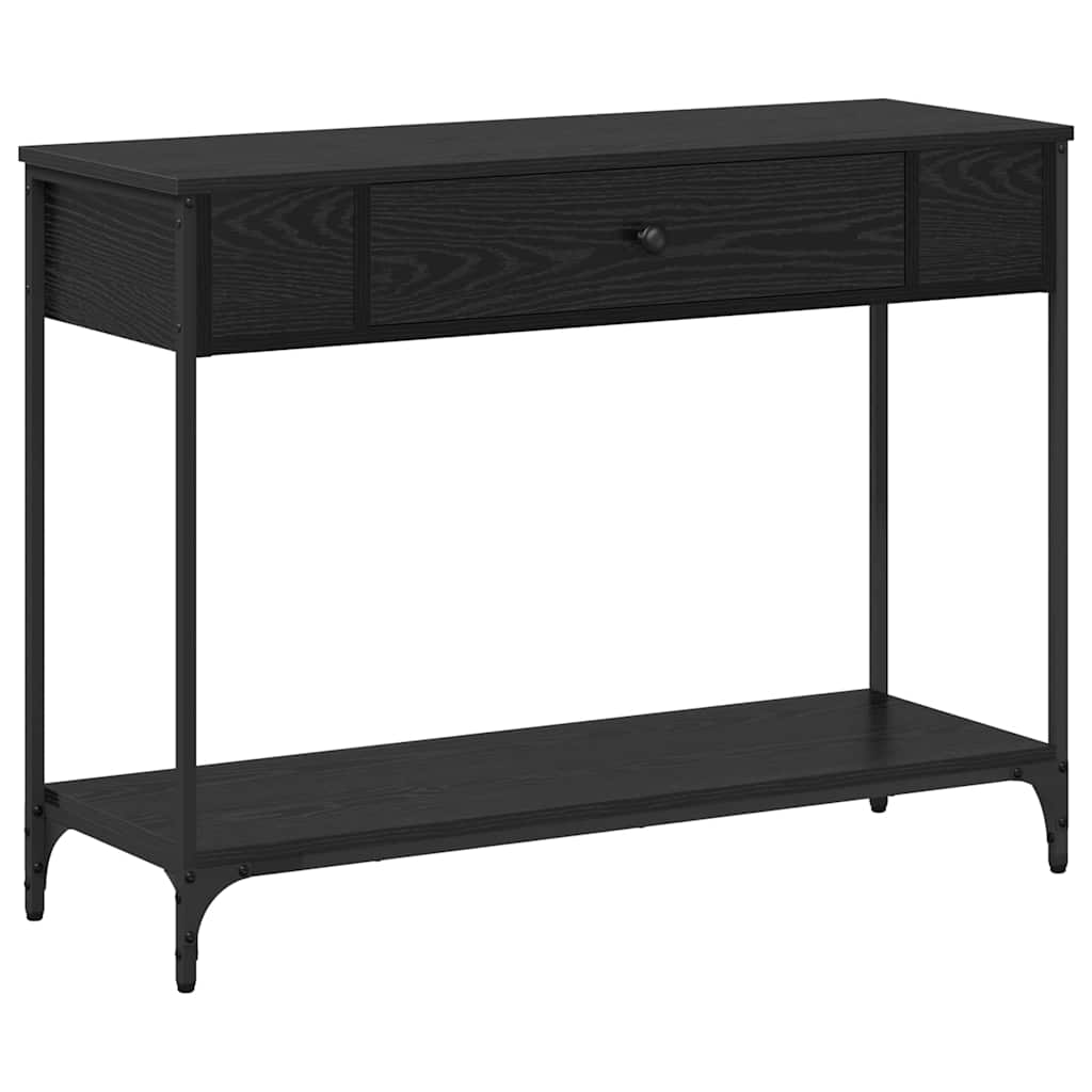 Konsolentisch Schwarze Eiche 100 x 34.5 x 75 cm Holzwerkstoff