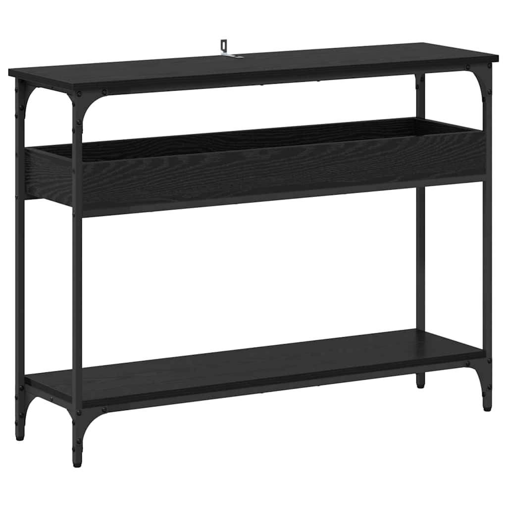 Konsolentisch Schwarze Eiche 100 x 29 x 75 cm Holzwerkstoff